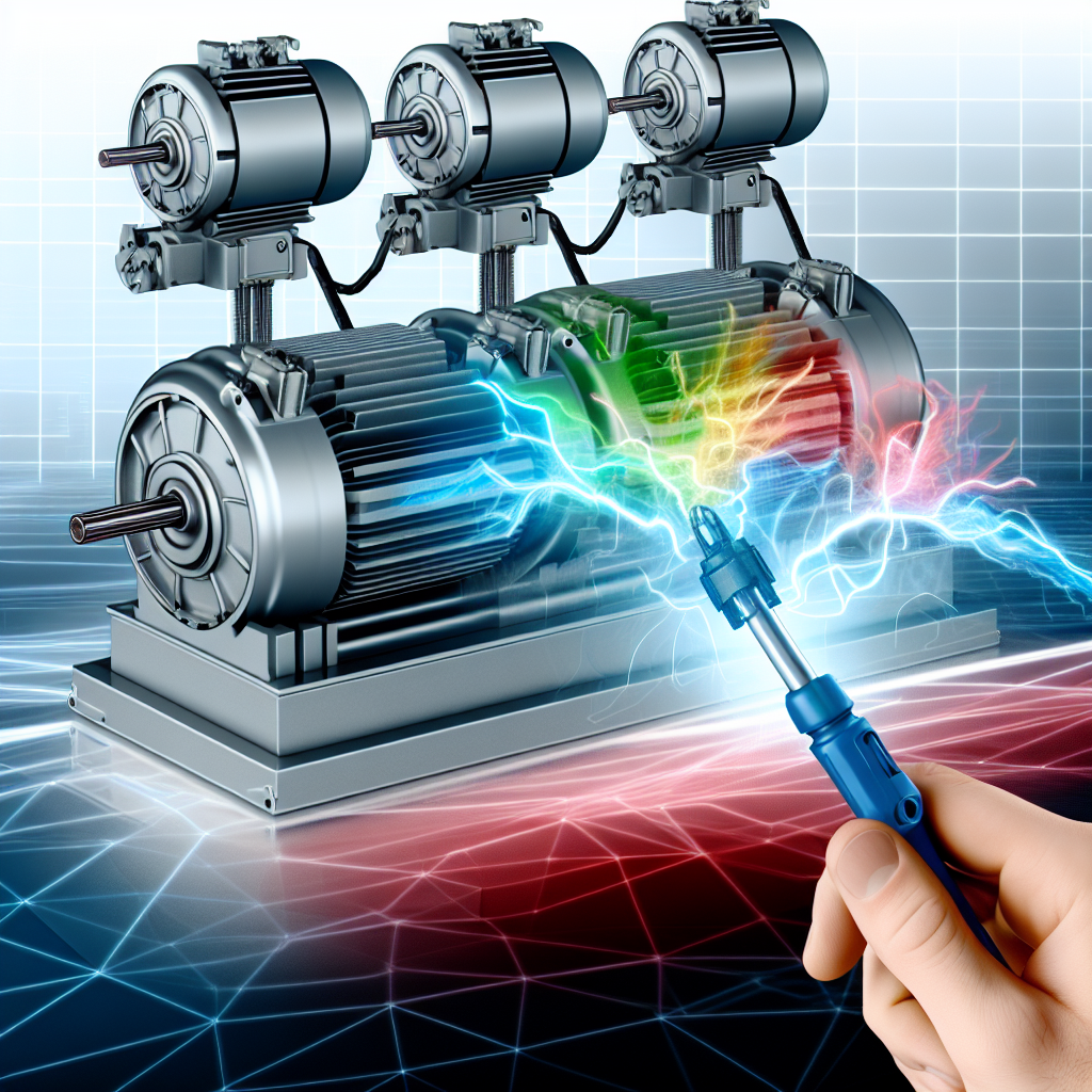 Electric motors driving modern machinery and technology